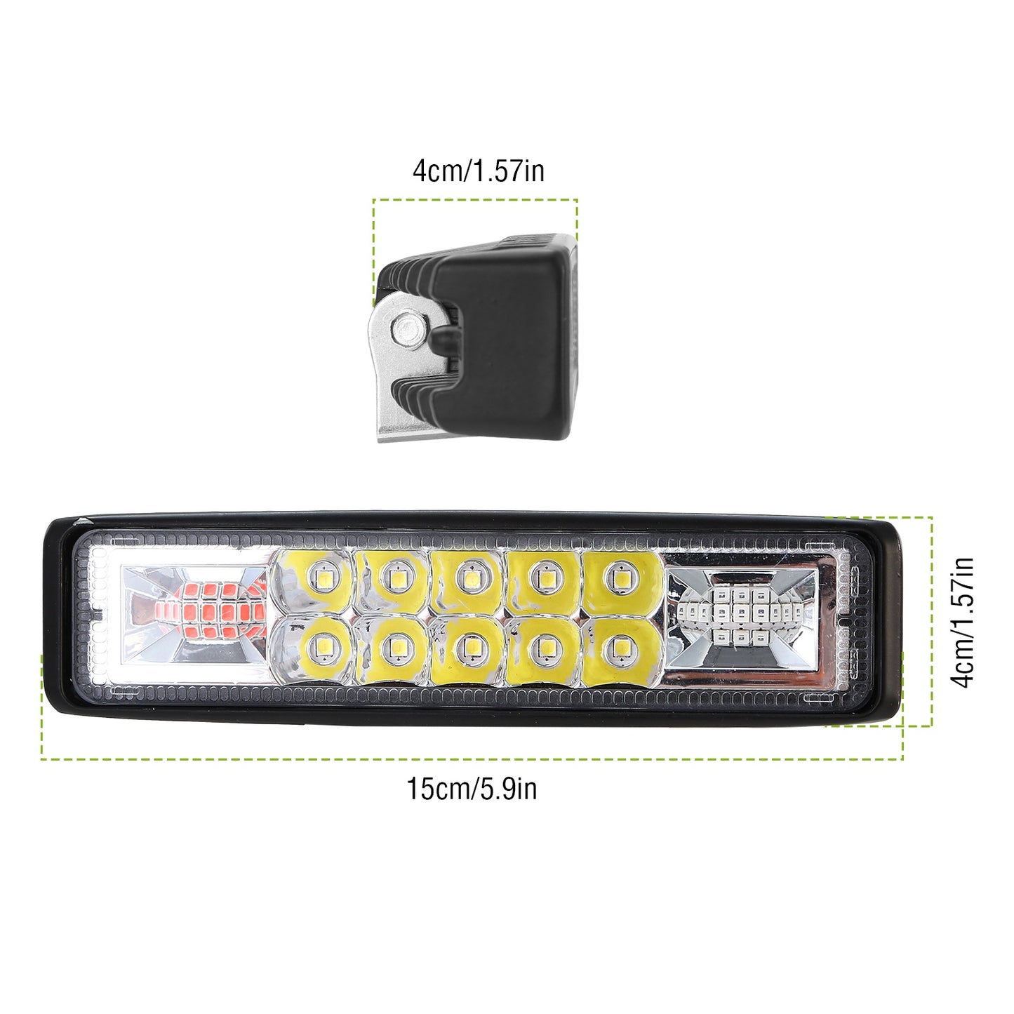 6" LED Light Bar 48W 5000lm Offroad Driving Spot Lights Work Light