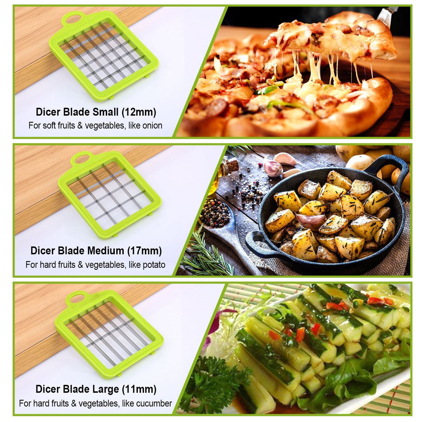 Vegetable Slicer Quick Potato Tomato Fruit Cutter Set
