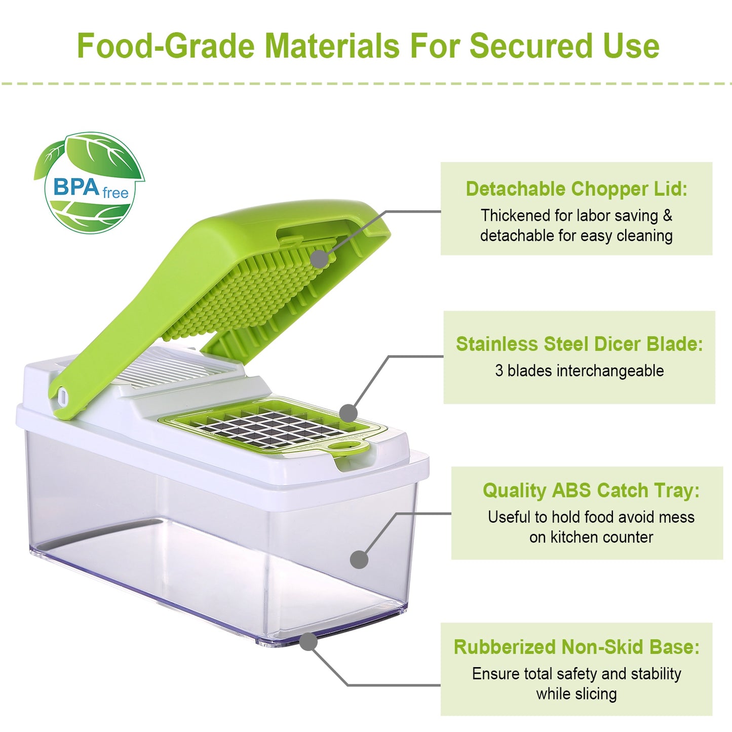 Vegetable Slicer Quick Potato Tomato Fruit Cutter Set