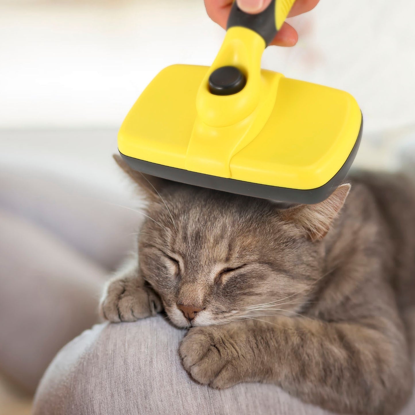 Self Cleaning Slicker Brush Pets Dogs Grooming Shedding Tools Pet Hair Grooming Remover