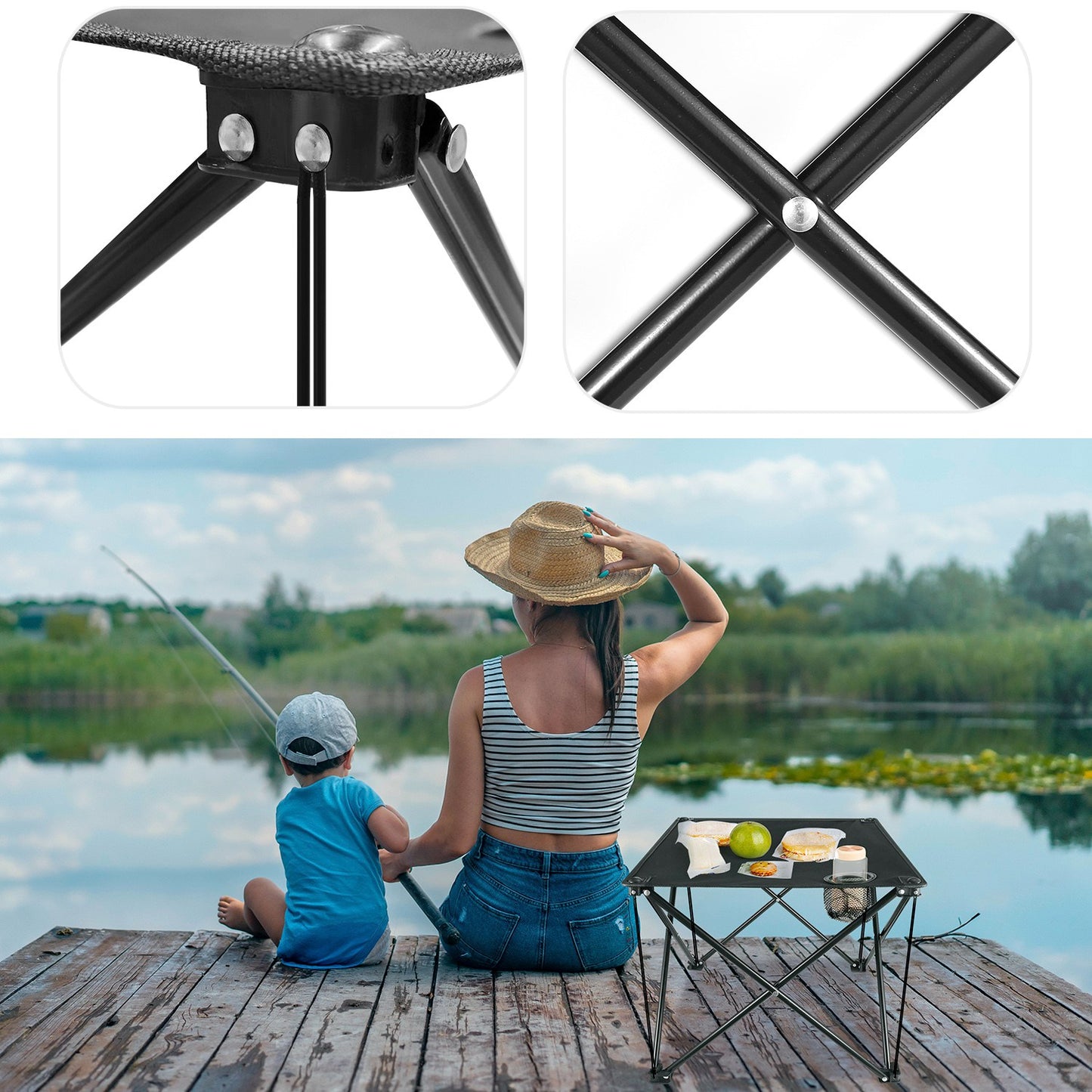 Foldable Camping Table Portable Picnic Table