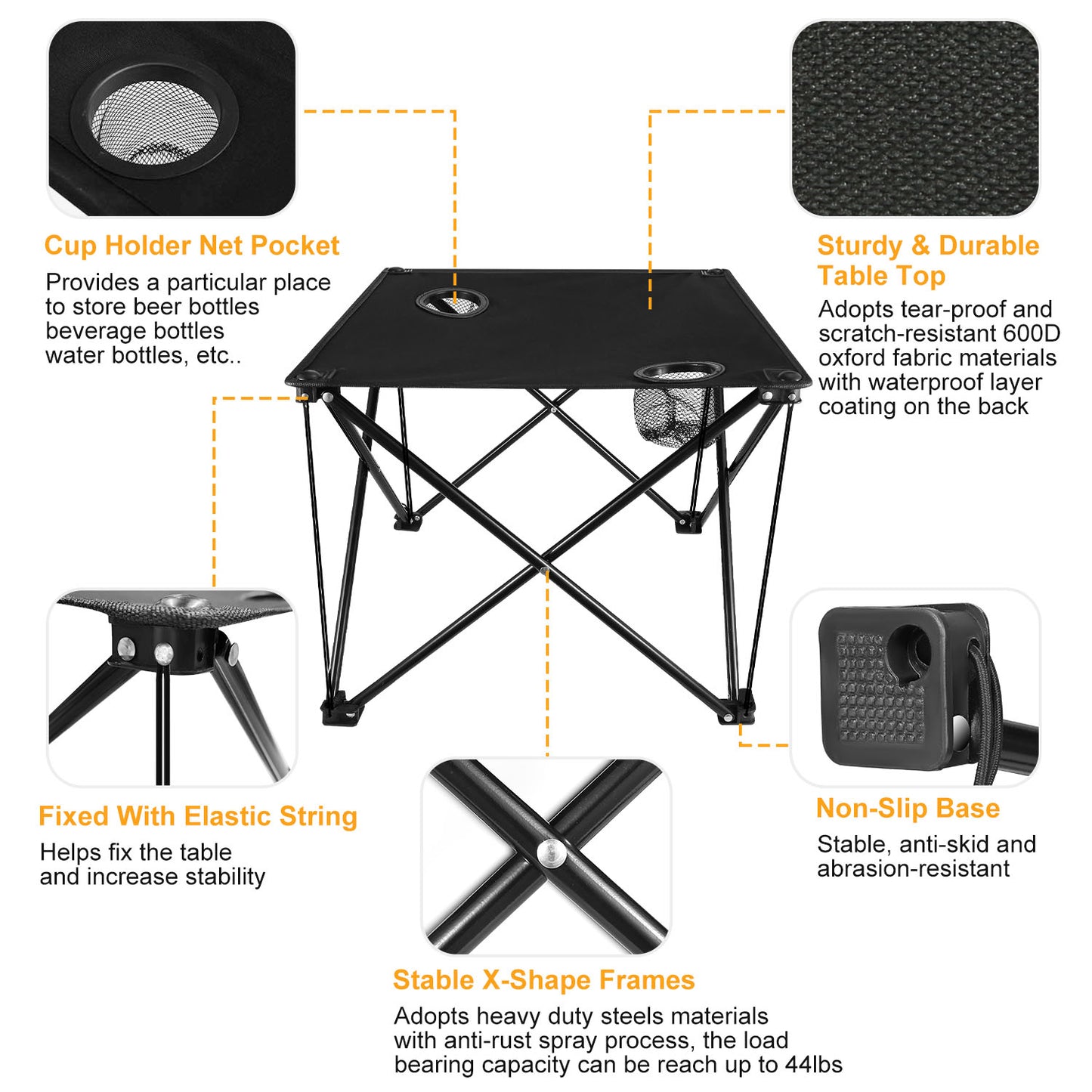 Foldable Camping Table Portable Picnic Table