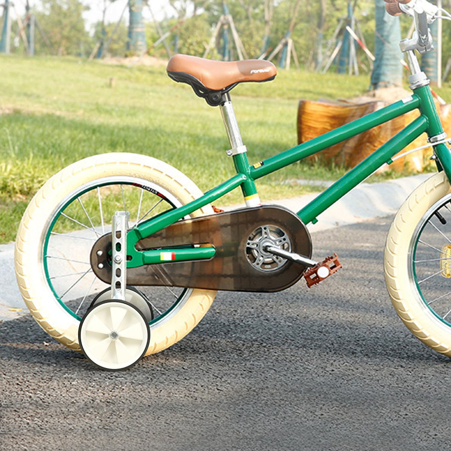 Bicycle Training Wheels Adjustable Kids Children Bike Stabilizer Wheel