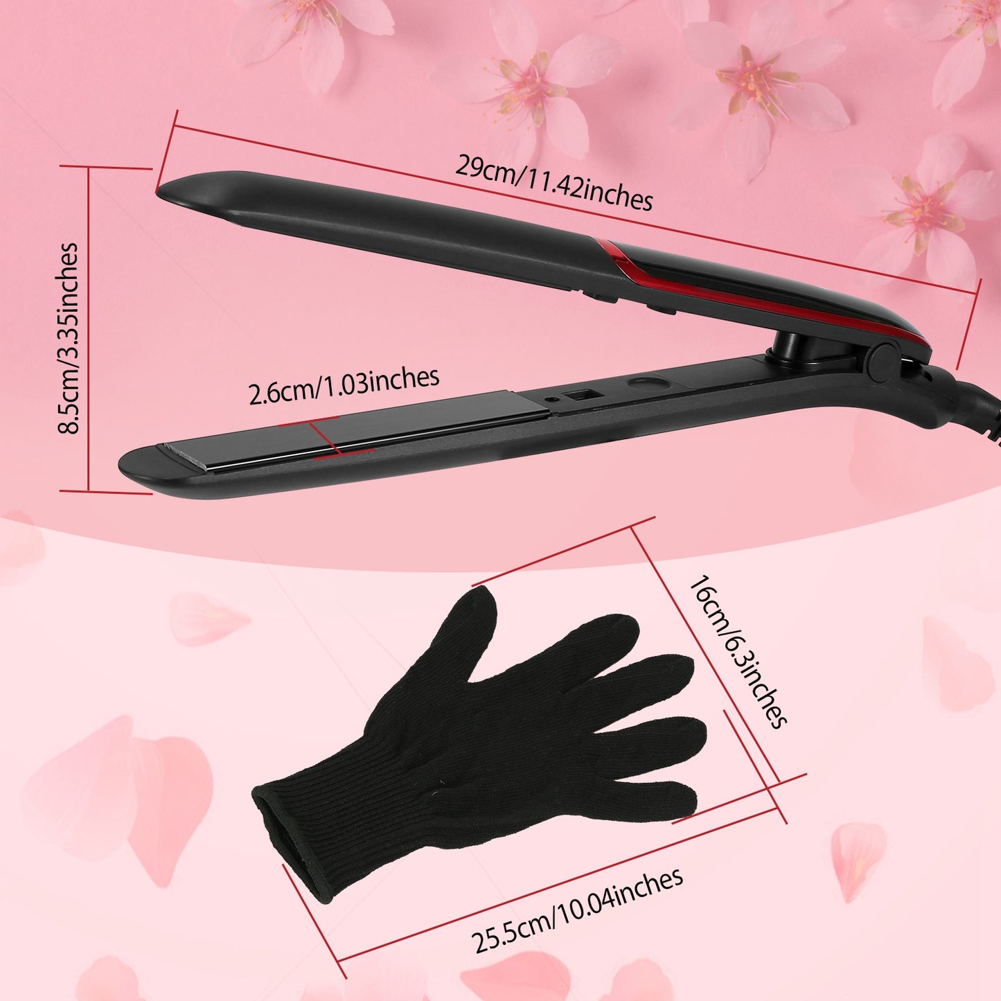 Hair Straightener Curling Iron 2 In 1 Twist Hair Straightener Ceramic Plate Hair Curler