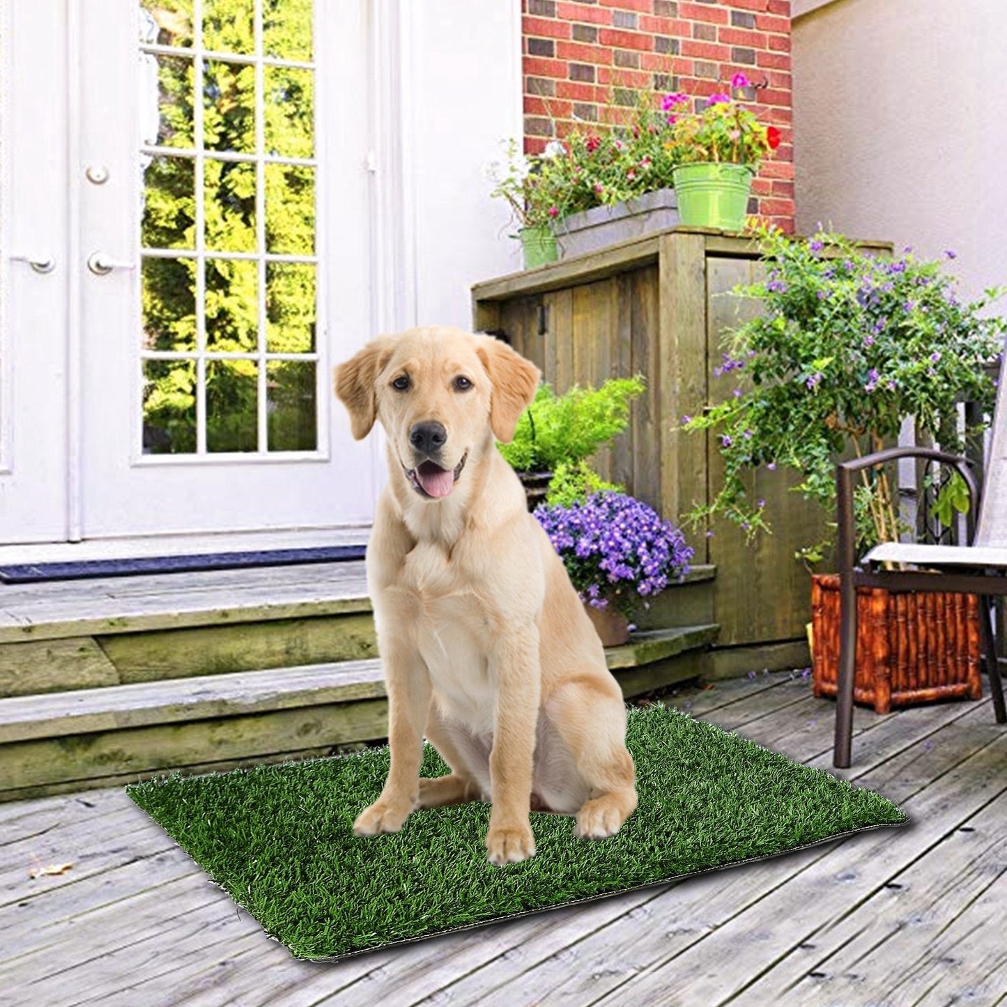 23.23x18.12in Replacement Grass Mat For Pet Potty Tray Dog Pee Potty Grass