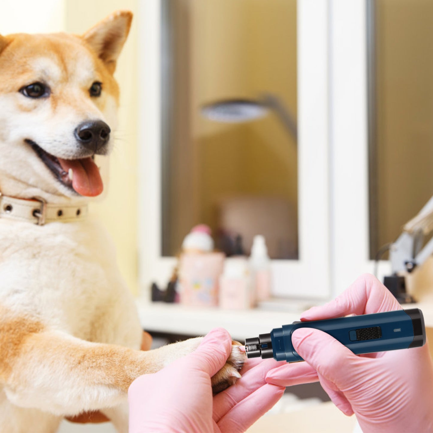 Dog Nail Grinder 2 Speeds Quiet USB Rechargeable Pet Nail Grinder