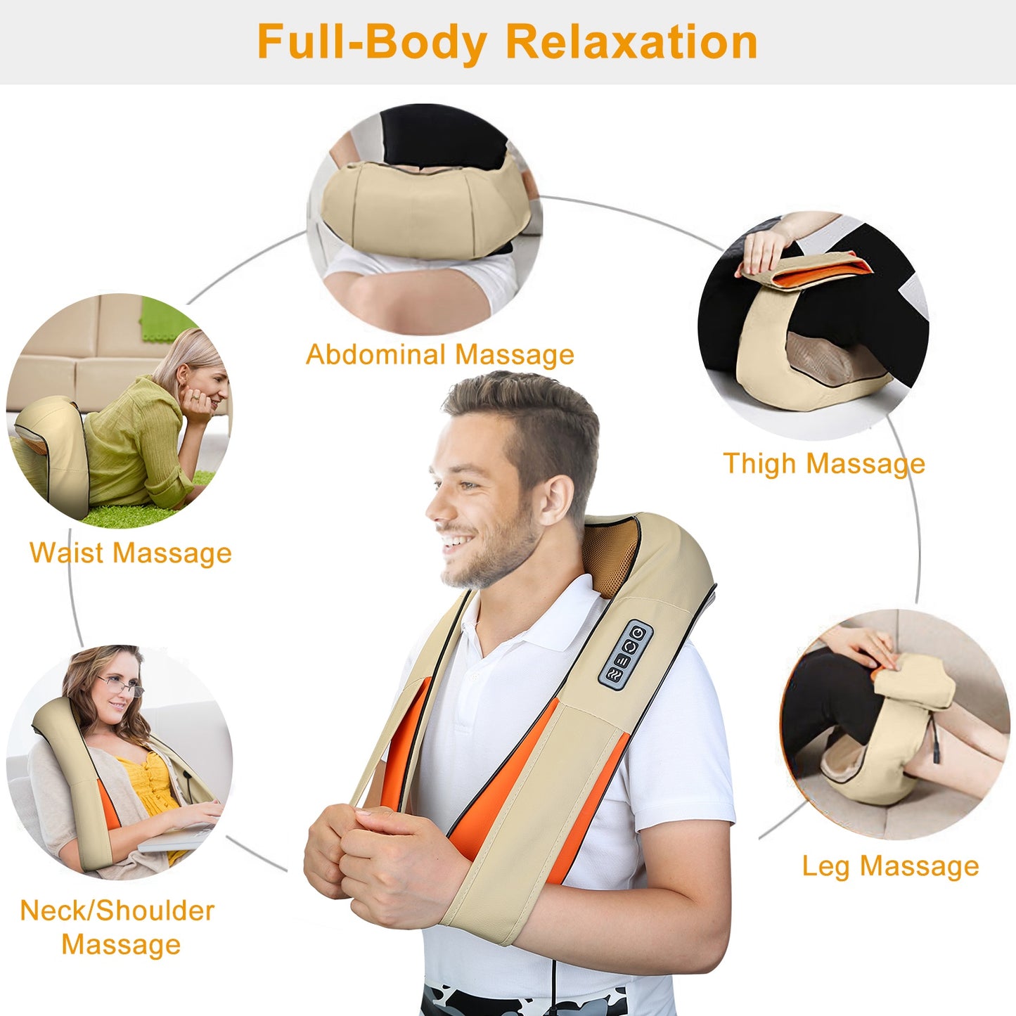 Neck Shoulder Massager Electric Back Massage Cape