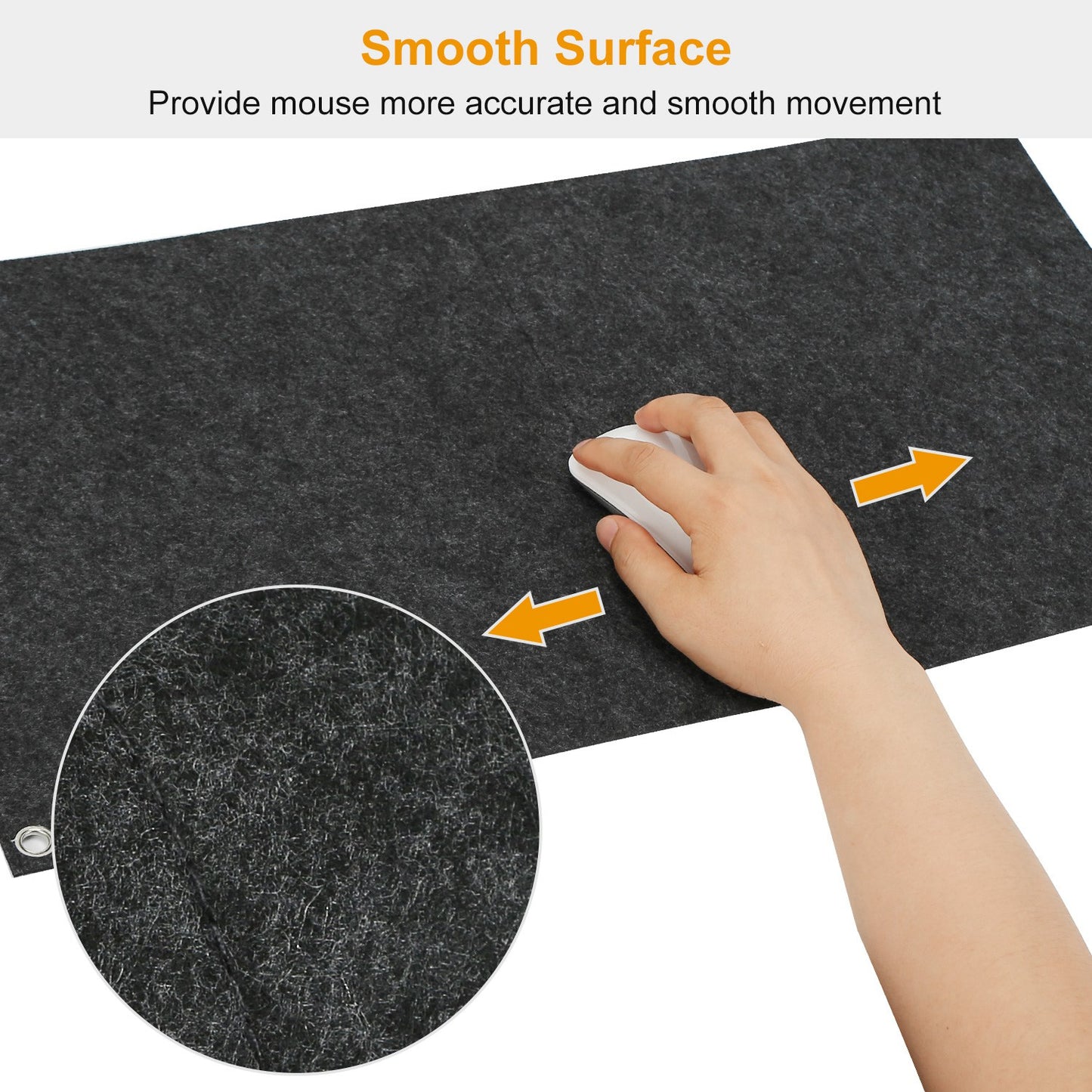 Extended Gaming Mouse Pad Soft Felts Table Mouse Pads