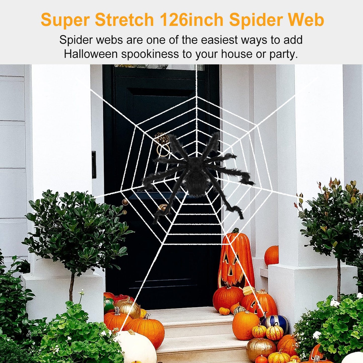 Halloween Decorations Spider Outdoor 59inch Halloween Spider
