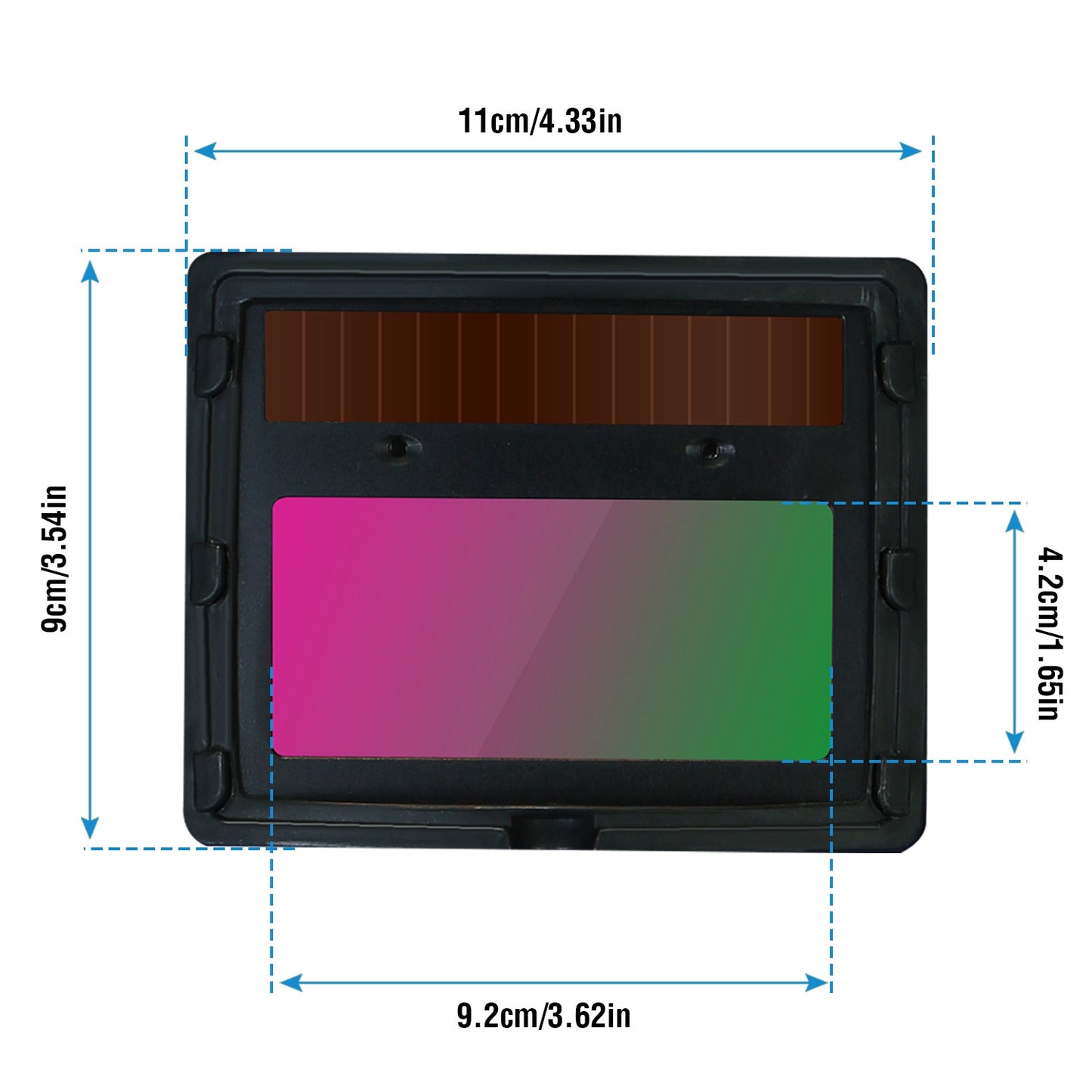 Welding Helmet Solar Powered Auto Darkening Hood