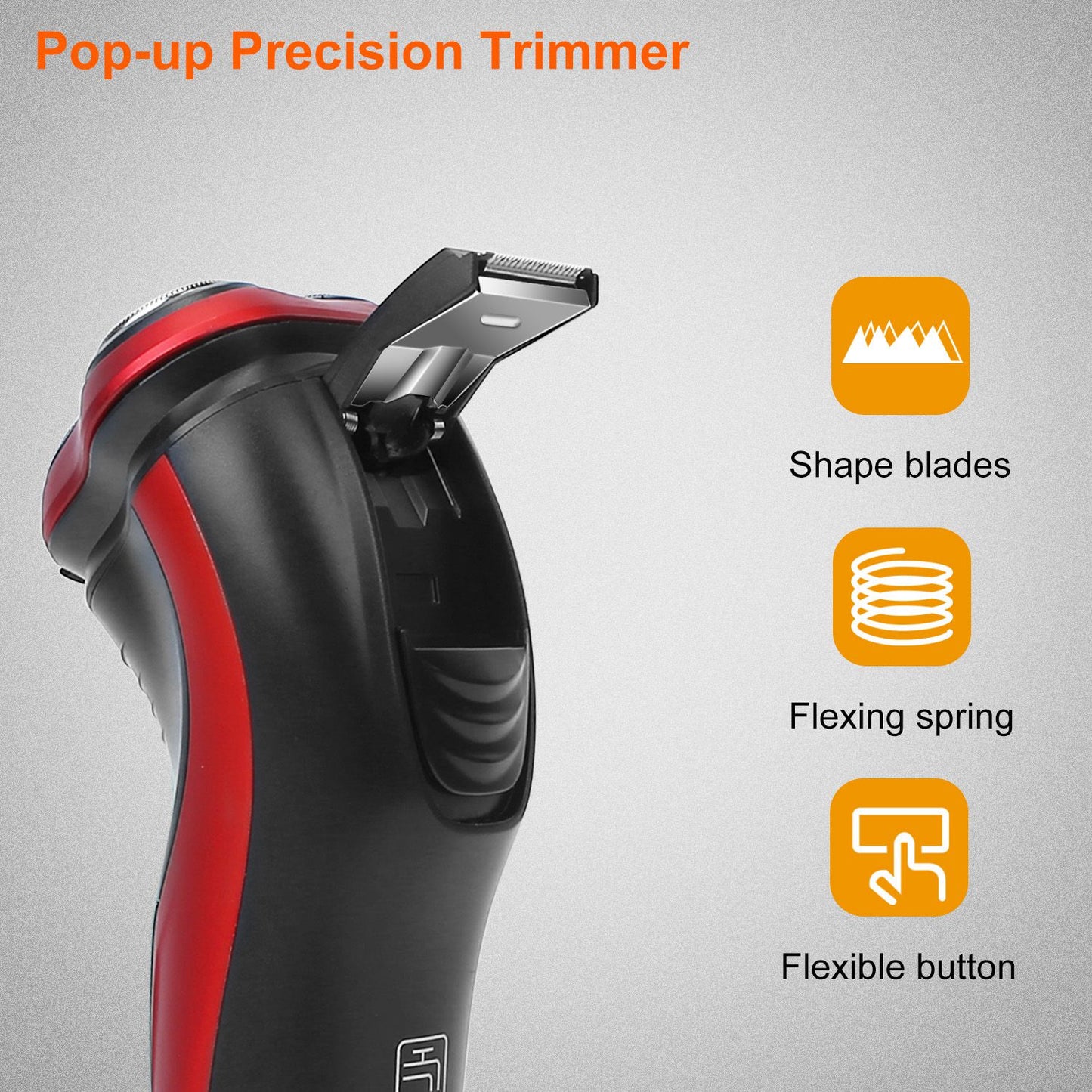 Electric Shaver Razor for Men IPX7 Waterproof Beard Trimmer