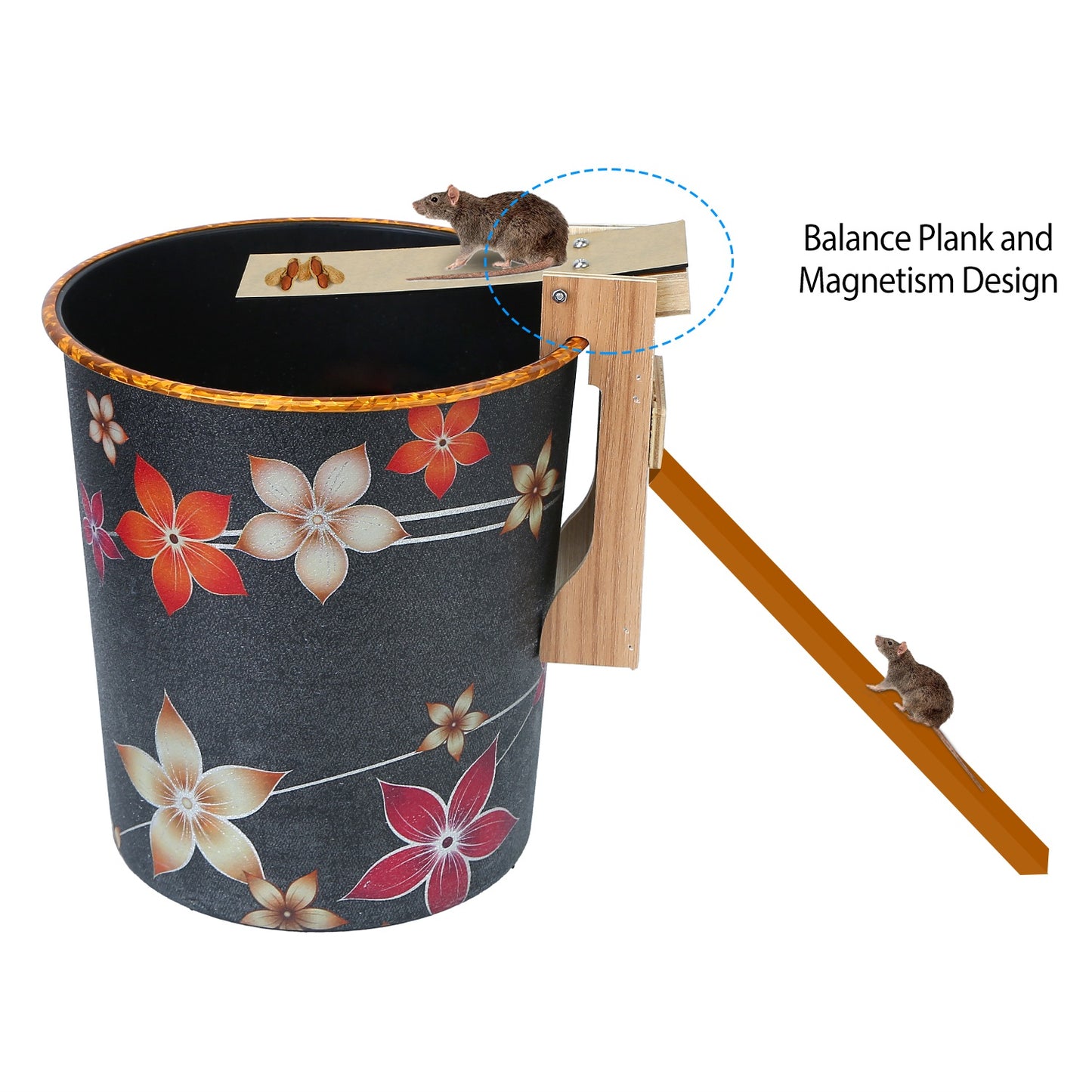 Walk the Plank Mouse Trap Reusable Rat Trap Rodent Animal Trap