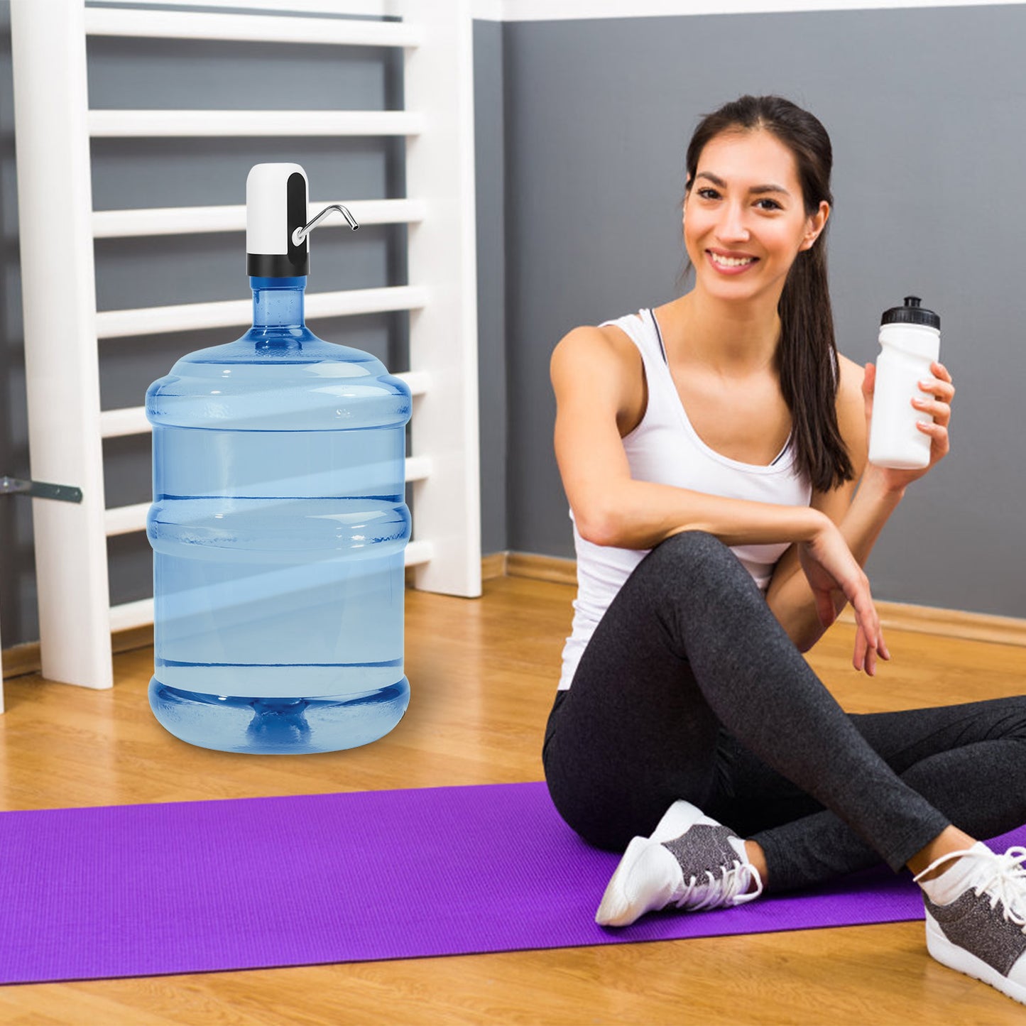 Electric Water Bottle Dispenser Rechargeable Automatic Drinking Water Bottle