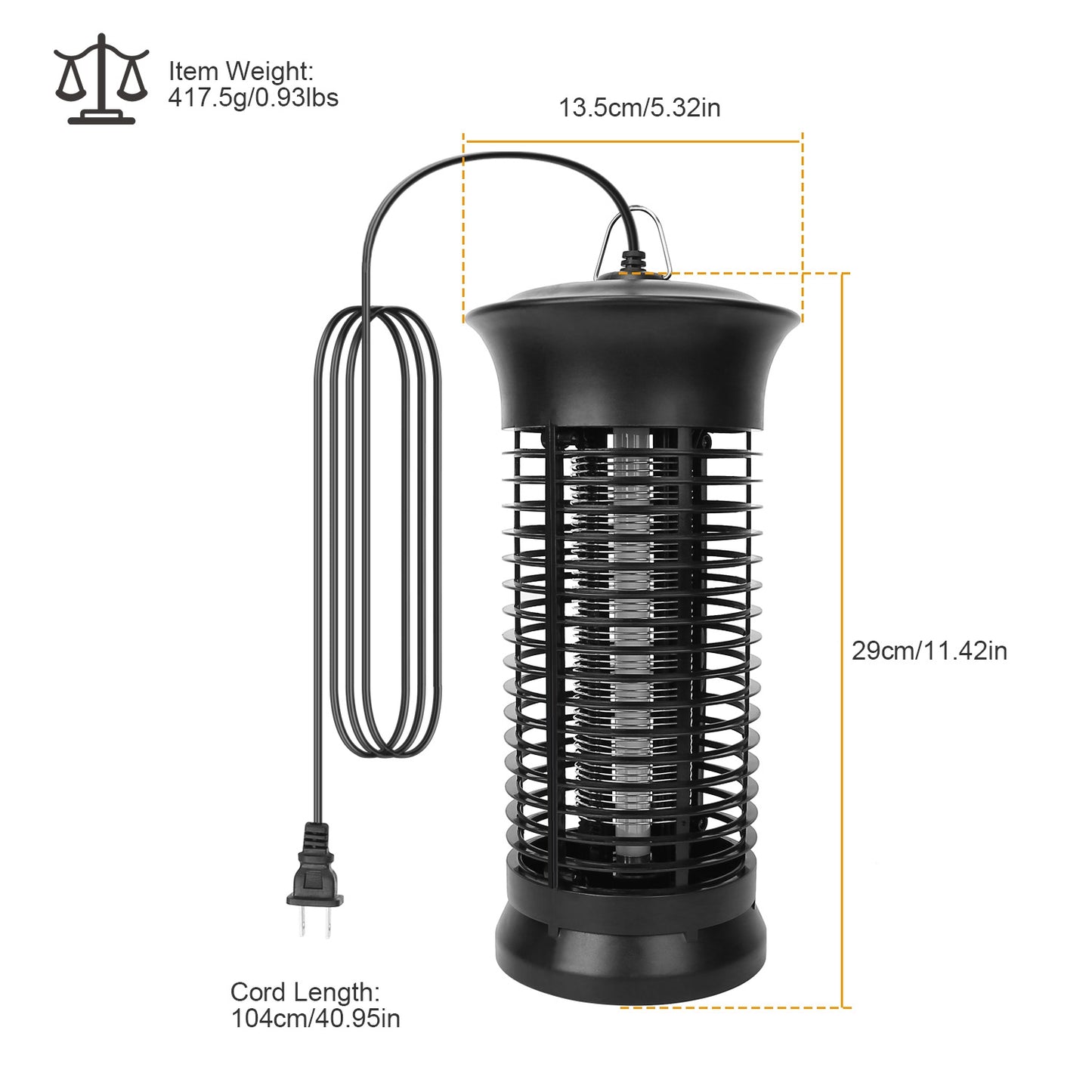 Electric Bug Zapper Mosquito Killer UV Light Flying Zapper