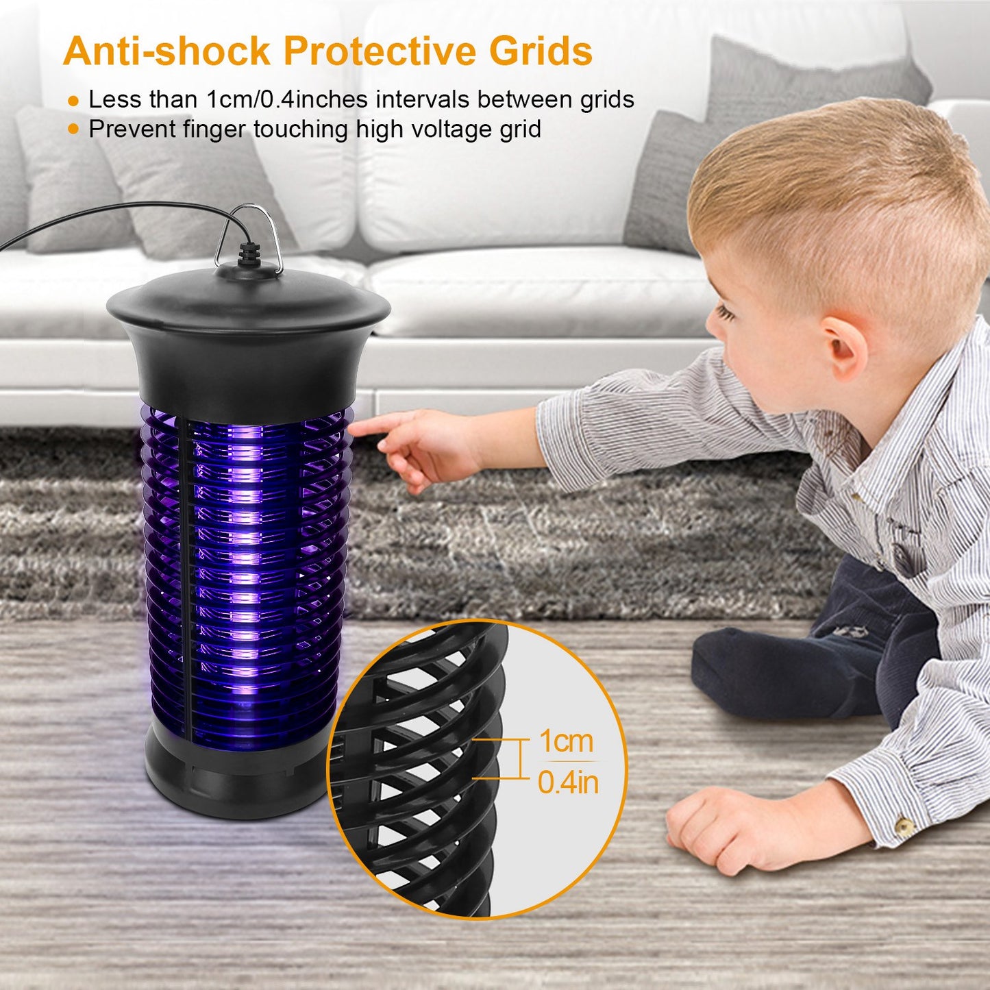 Electric Bug Zapper Mosquito Killer UV Light Flying Zapper