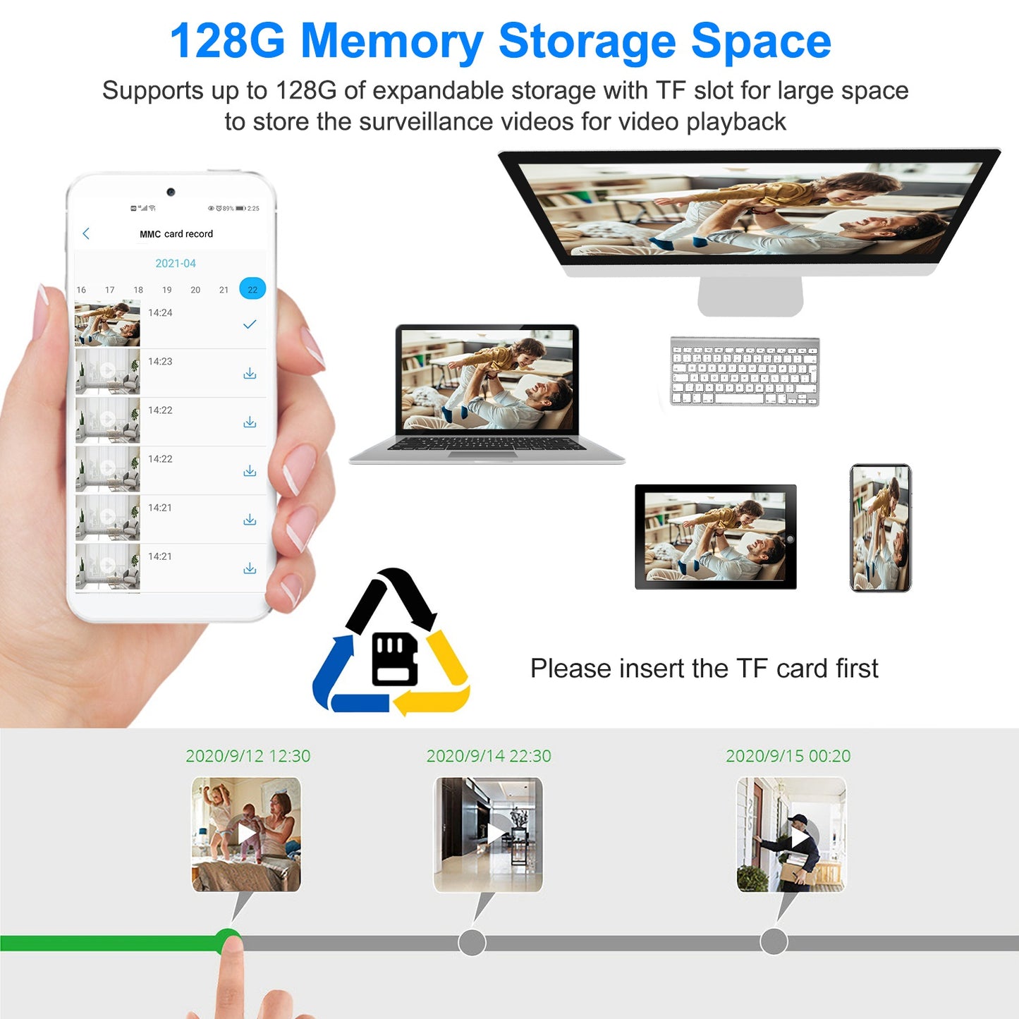 1080P FHD WiFi IP Camera Two-Way Audio Security Surveillance Camera IP65 Waterproof Motion Sensor Night Vision Network Camcorder APP Control
