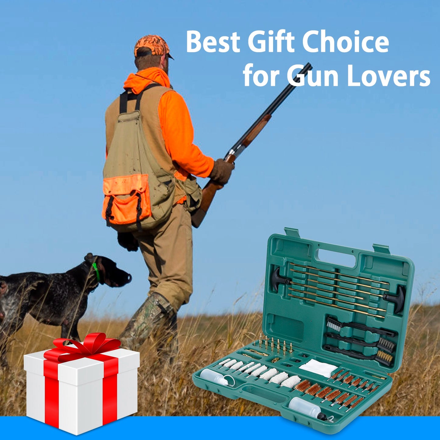 Universal�Gun�Cleaning�Kit�Gun�Cleaning�Brushes�Mops�Muff�Guard