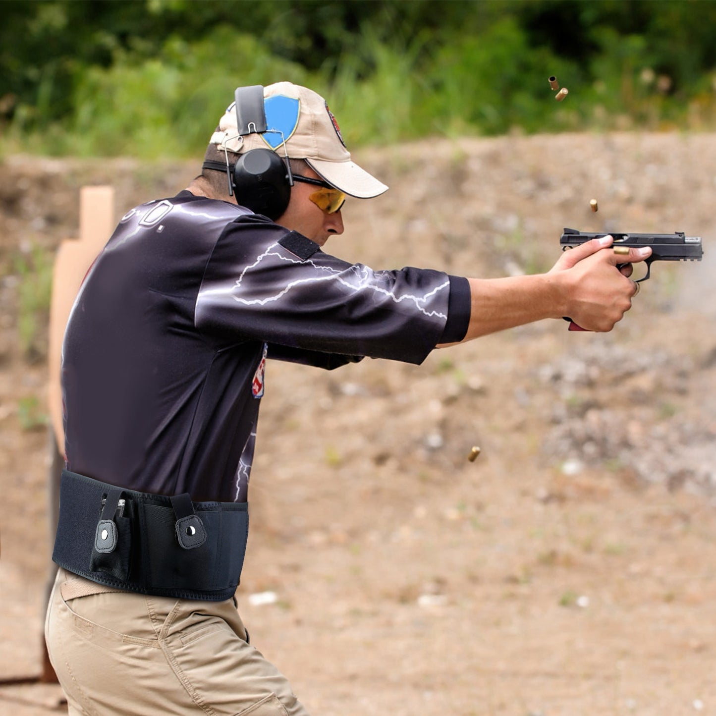 Belly�Band�Gun�Holster�Adjustable�Waist�Carry�Tactical�Pistol�Pouch