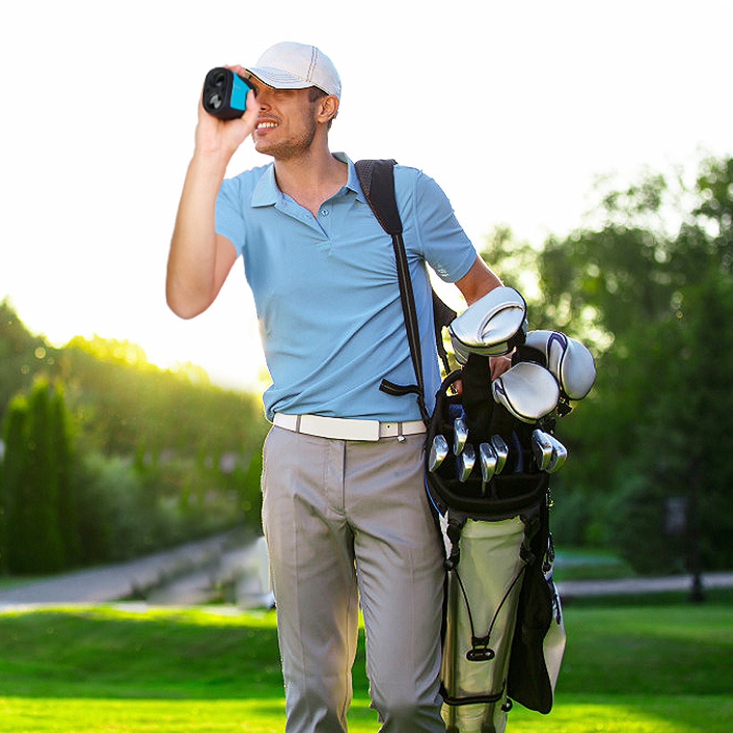 Professional Precision Laser Golf Rangefinder 600m/656Yard 6X Magnification Distance Angle Speed Measurement For Golf Hunting
