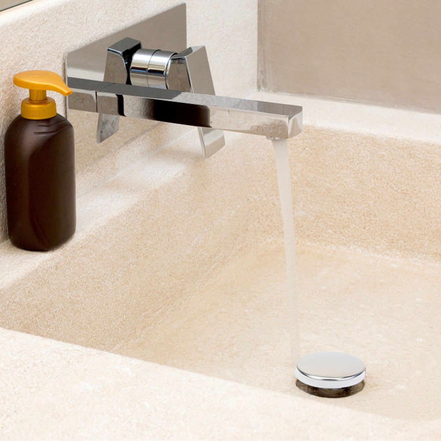 2Pcs Sink Drain Plugs Wash Basin Bounce Drain Filter Pop Up Bathtub Sink Drain Stoppers Strainer W/ Basket