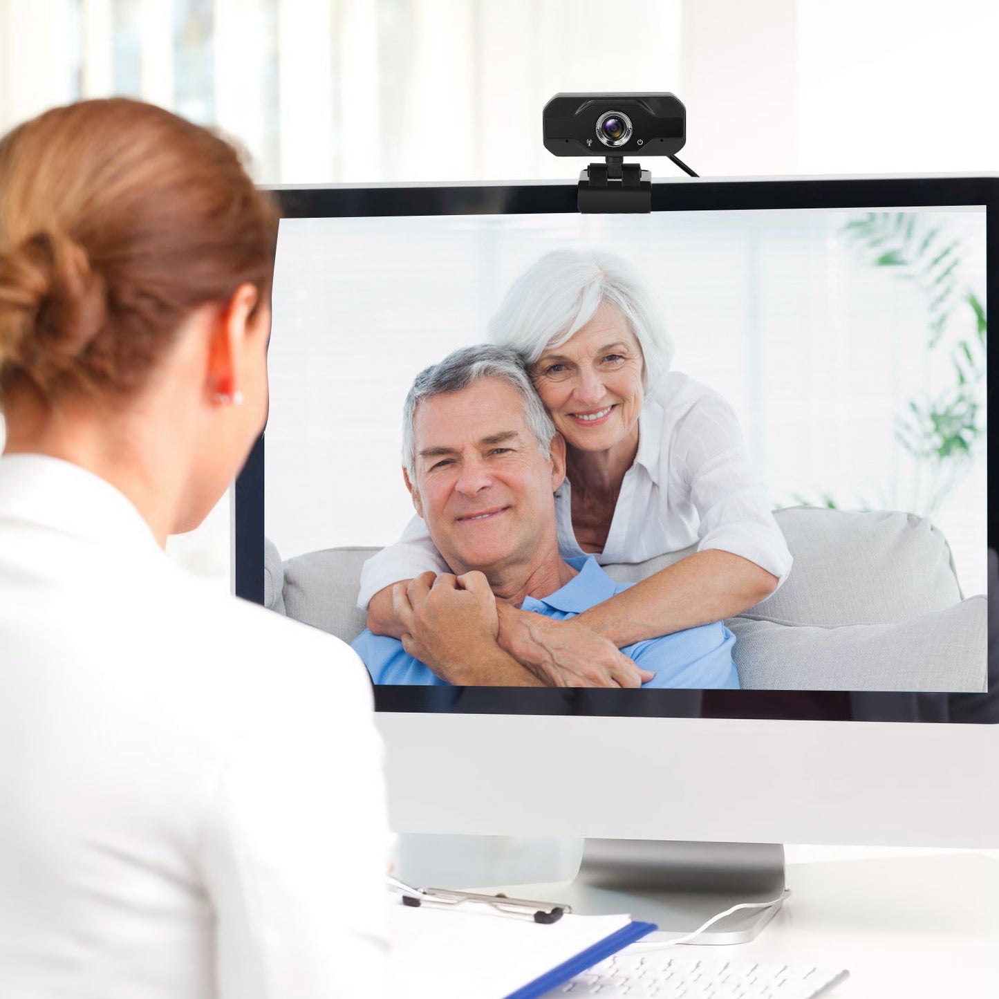FHD 1080P USB Clip Webcam Rotatable