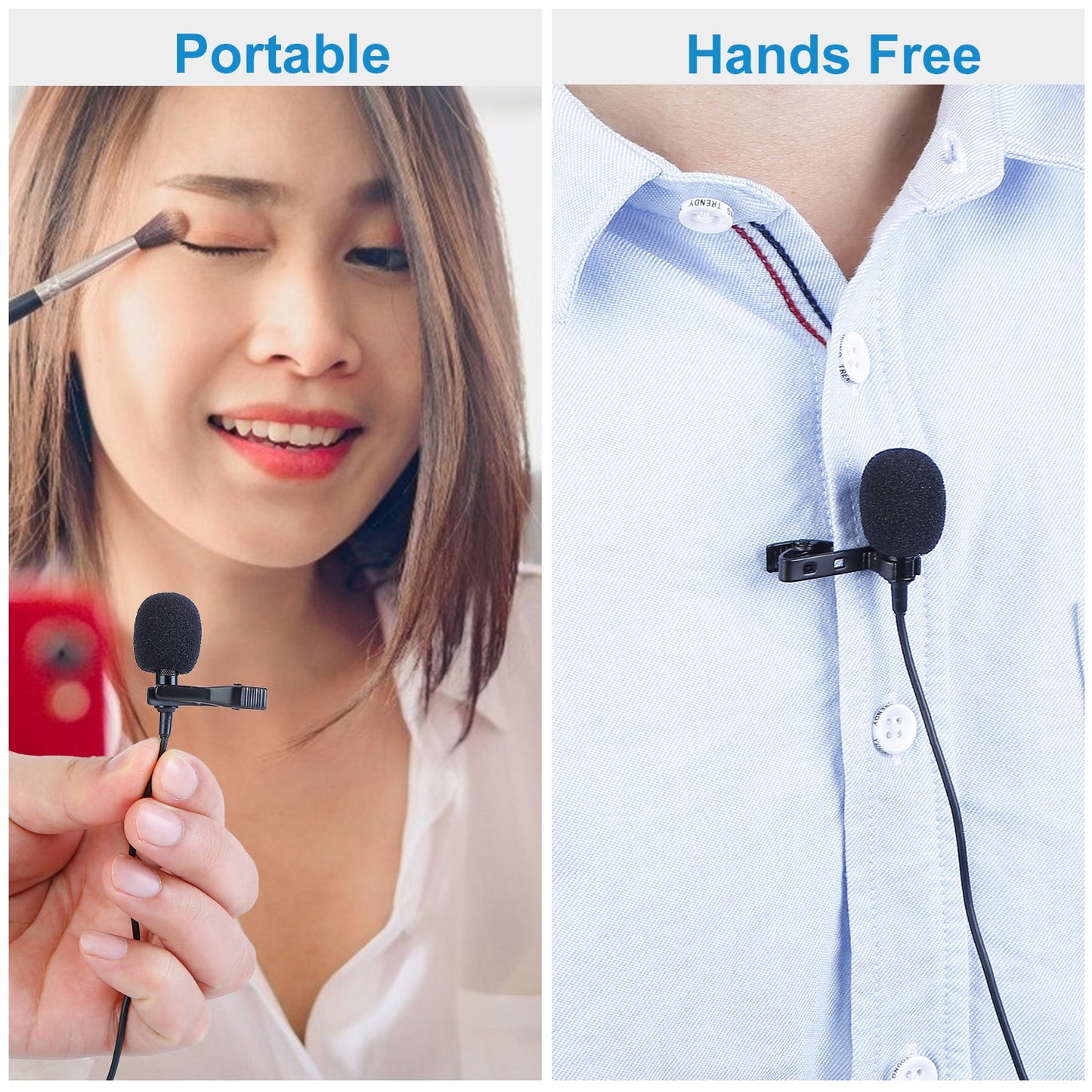 Clip On Microphone Hands Free