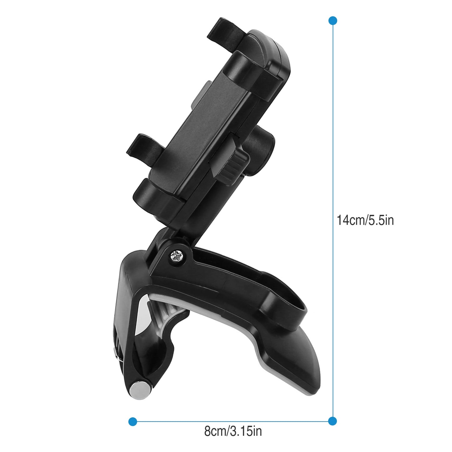 Car Dashboard Phone Stand Car Phone Holder Non-slip 360° Rotation Dashboard Phone Holder Suitable For 3-7in Cell Phone