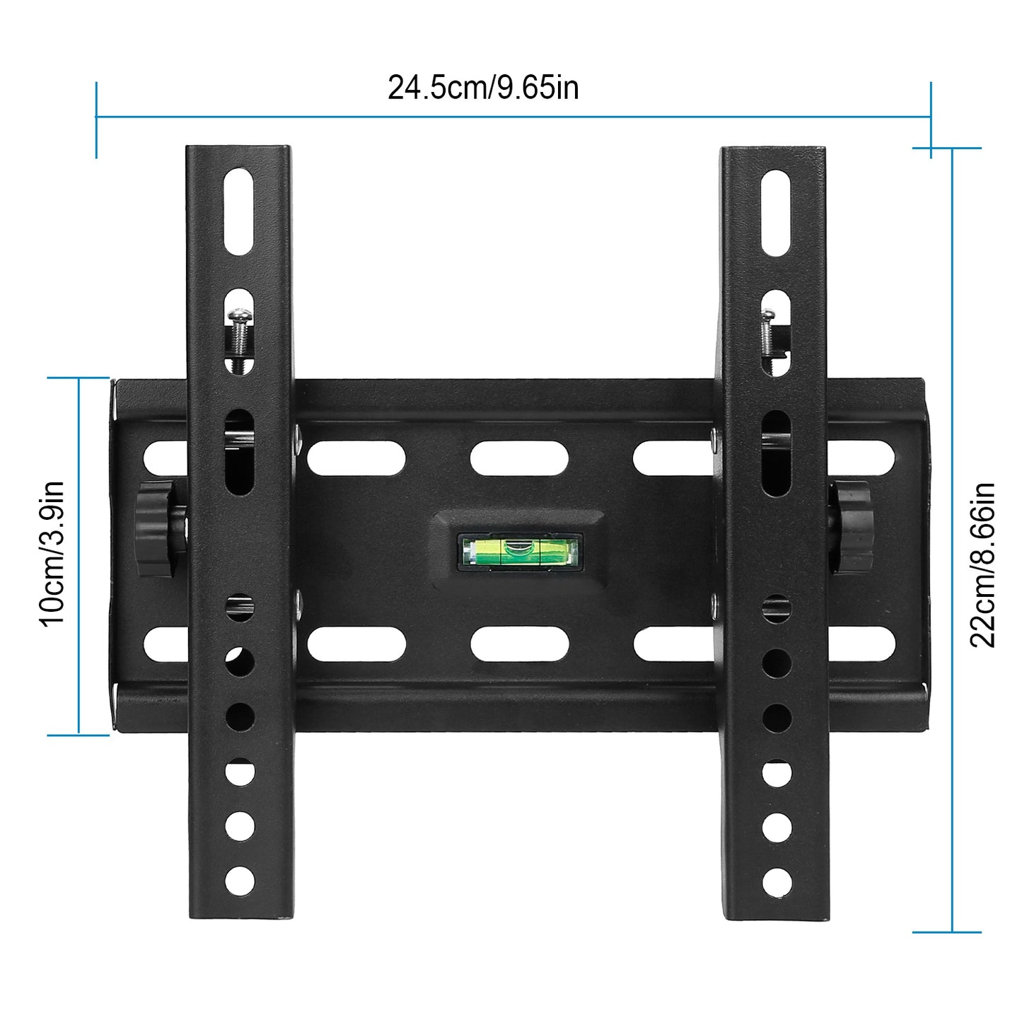 TV Wall Mount TV Wall Holder Bracket Support 15-43 inch Flat TV Max Hole Distance 200x200mm Hold Up To 55lbs±15°Tilt