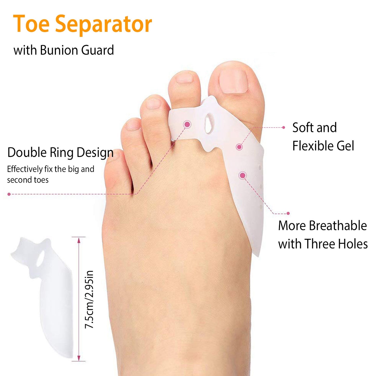 Bunion Corrector Night Time Bunion Splints Bunion Relief Protector Sleeves Kit