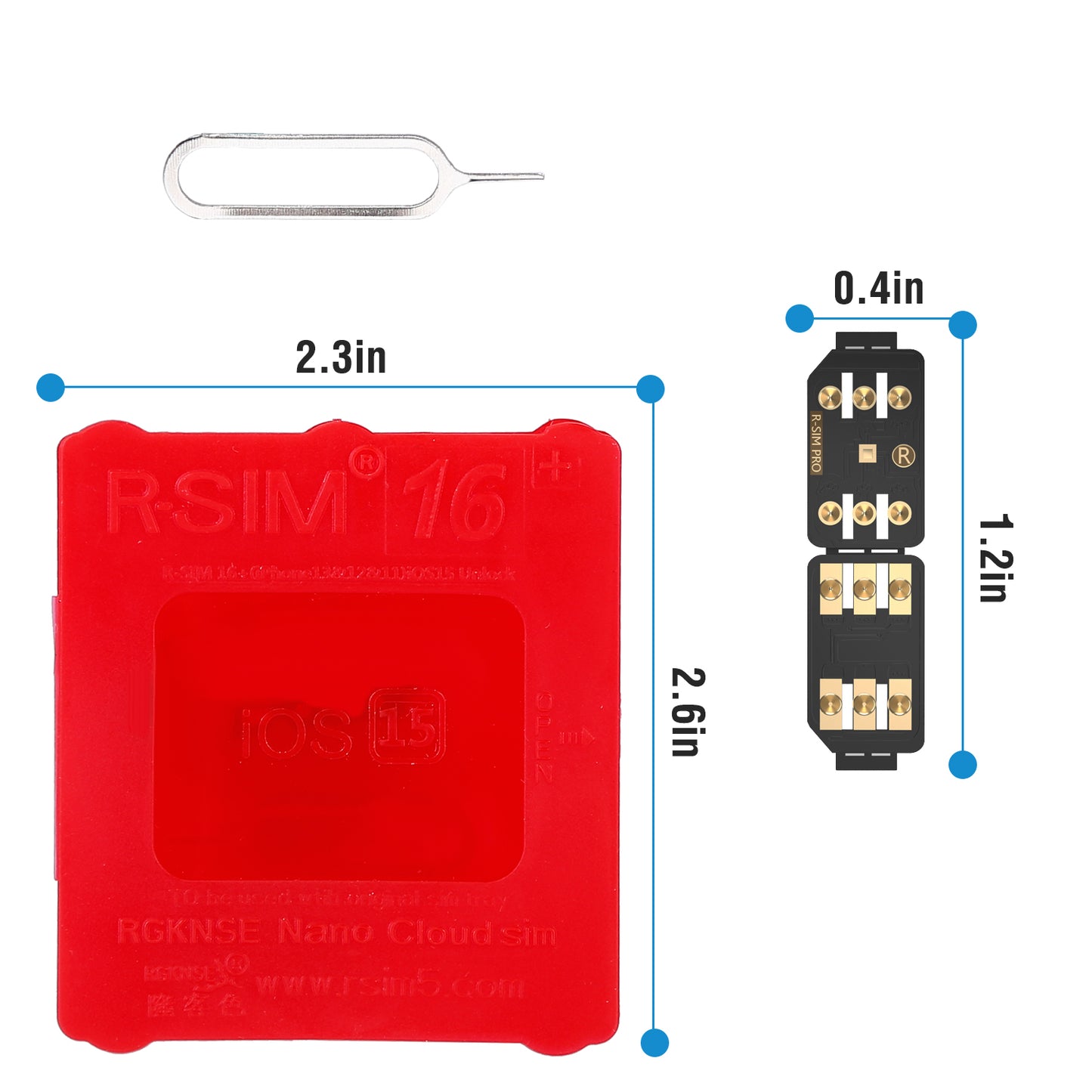 R-SIM16+ Nano Unlock RSIM Card Fit for iPhone 13 12 11 Pro Max XR X 8 7 iOS15