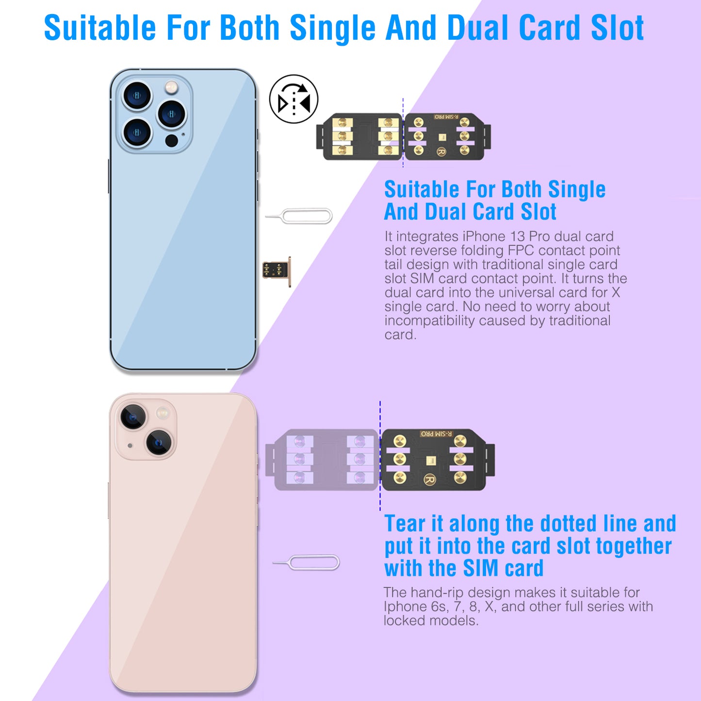R-SIM16+ Nano Unlock RSIM Card Fit for iPhone 13 12 11 Pro Max XR X 8 7 iOS15