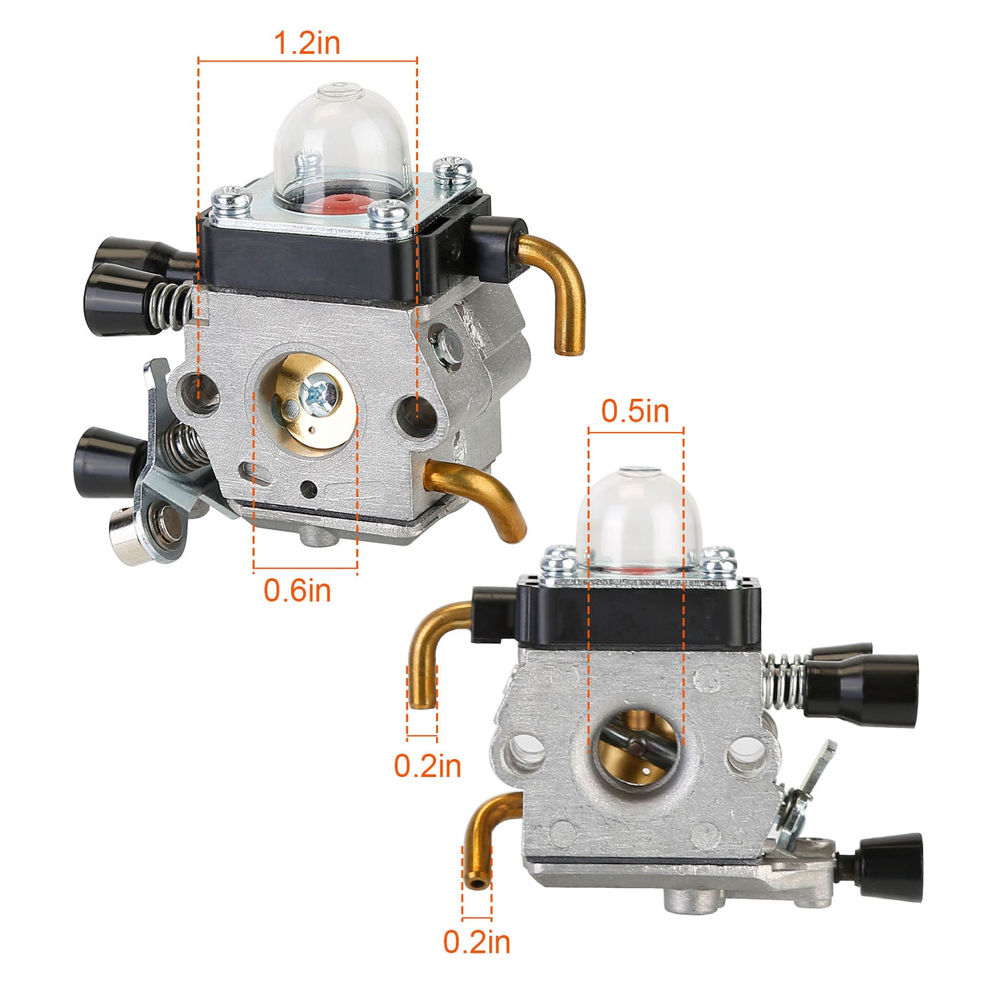 Carburetor Compatible w/ STIHL FS38 FS45C FS45L FS46 FS46C FS55 FS55C FS55RC FS55T KM55 KM55C KM55R KM55RC