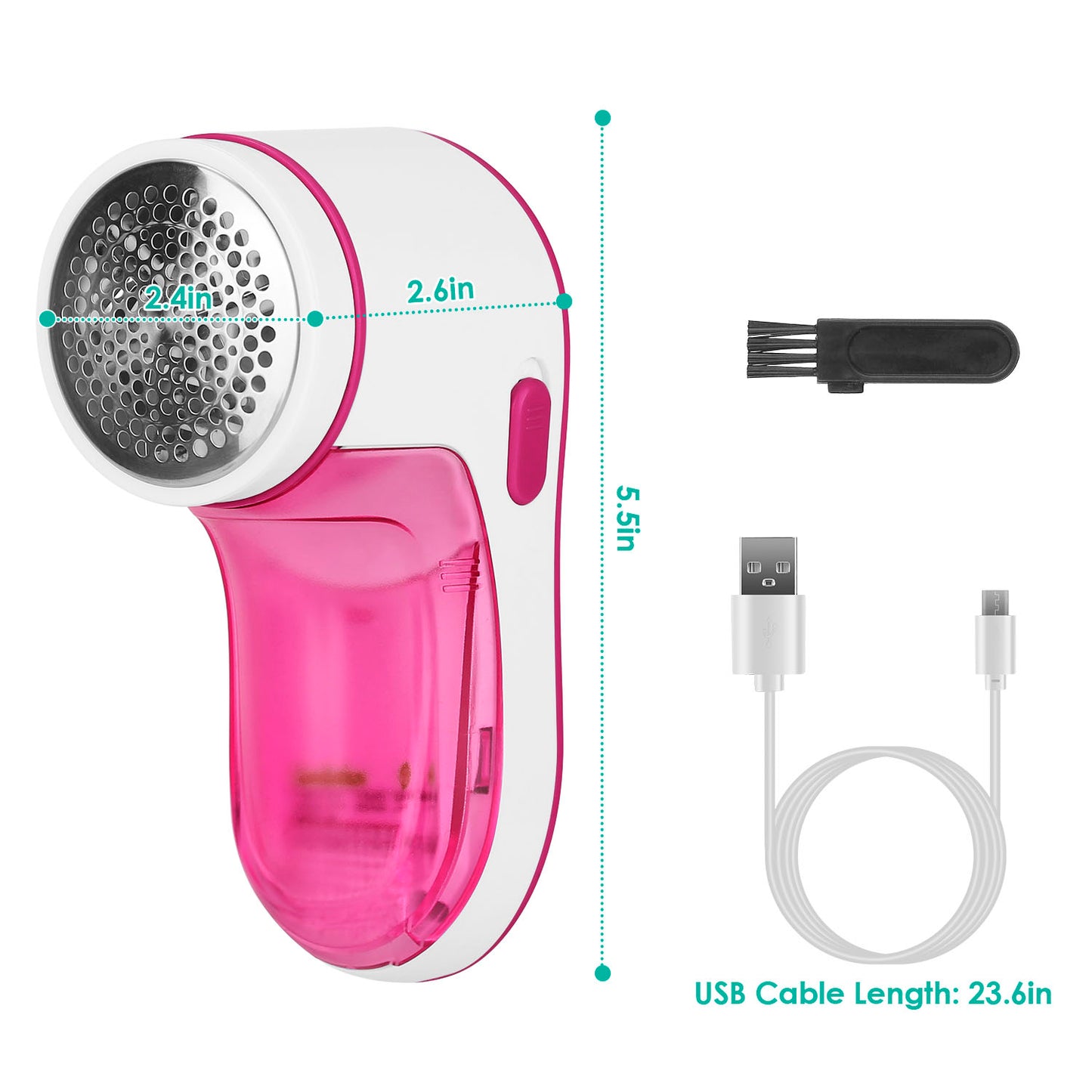 Electric Lint Shaver USB Rechargeable Fabric Clothes Lint Fluff Remover Fuzz Pilling Trimmer Sweater Shaver