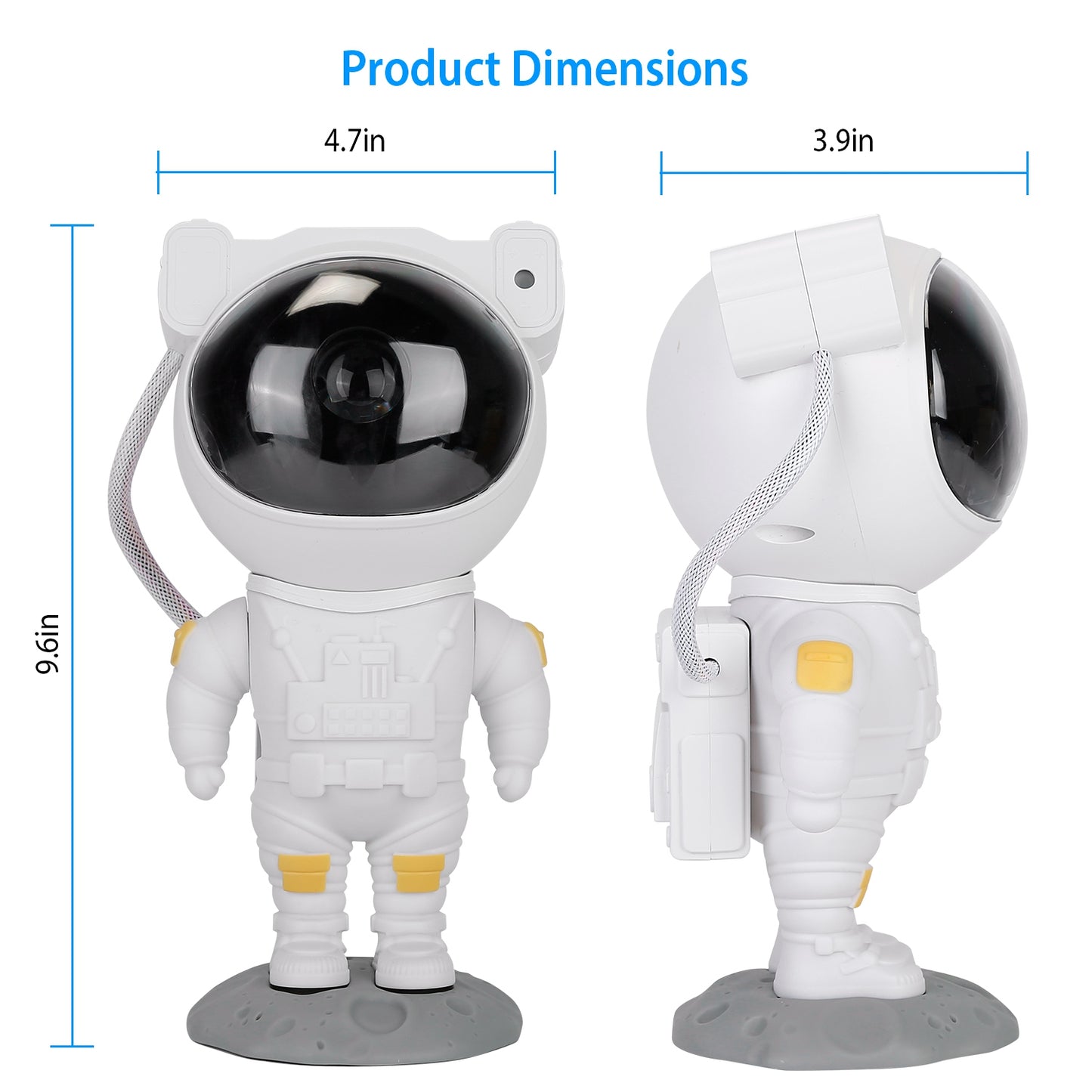 Astronaut Star Projector Light Galaxy Sky Night Light Nebula Star Party Lamp with Remote Control