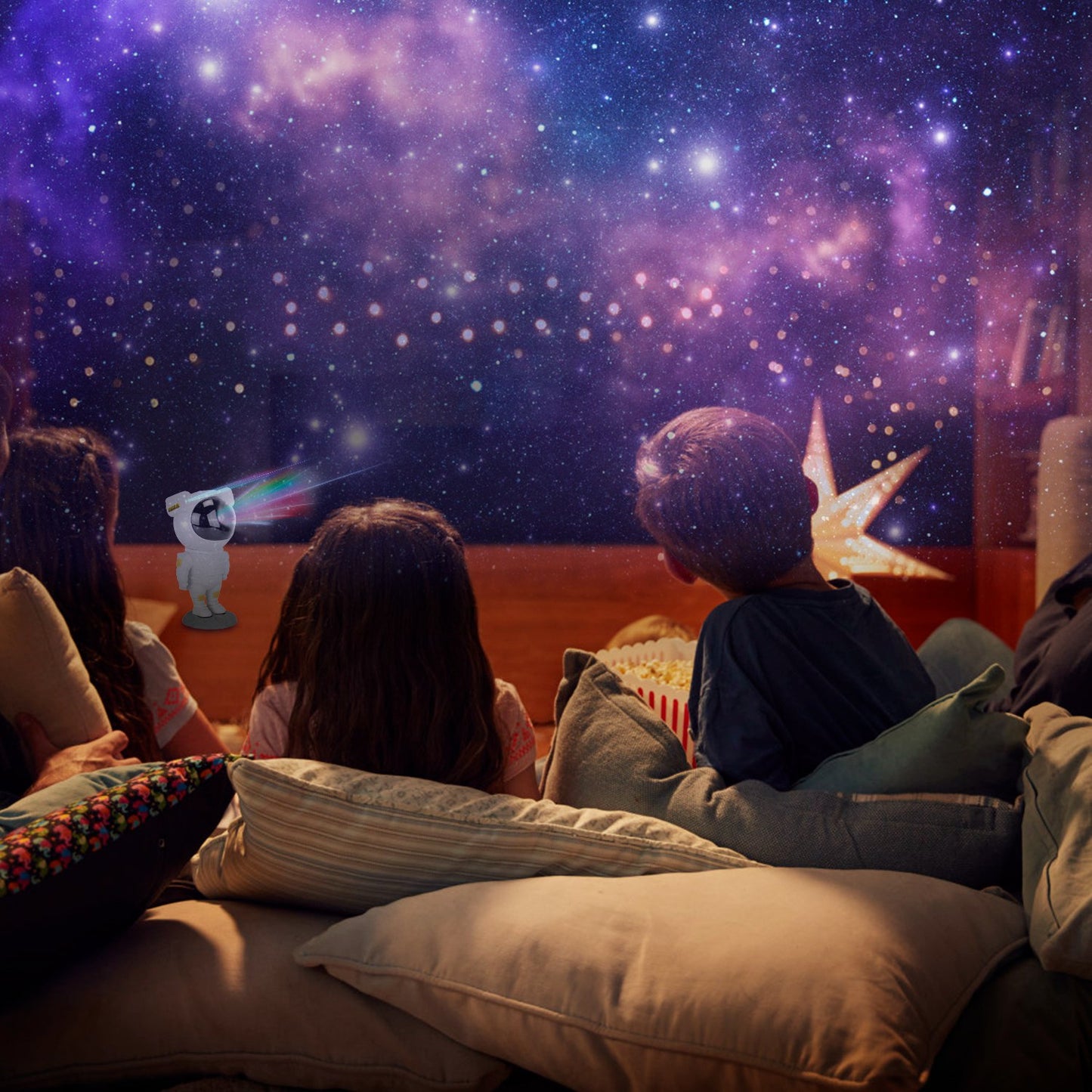 Astronaut Star Projector Light Galaxy Sky Night Light Nebula Star Party Lamp with Remote Control