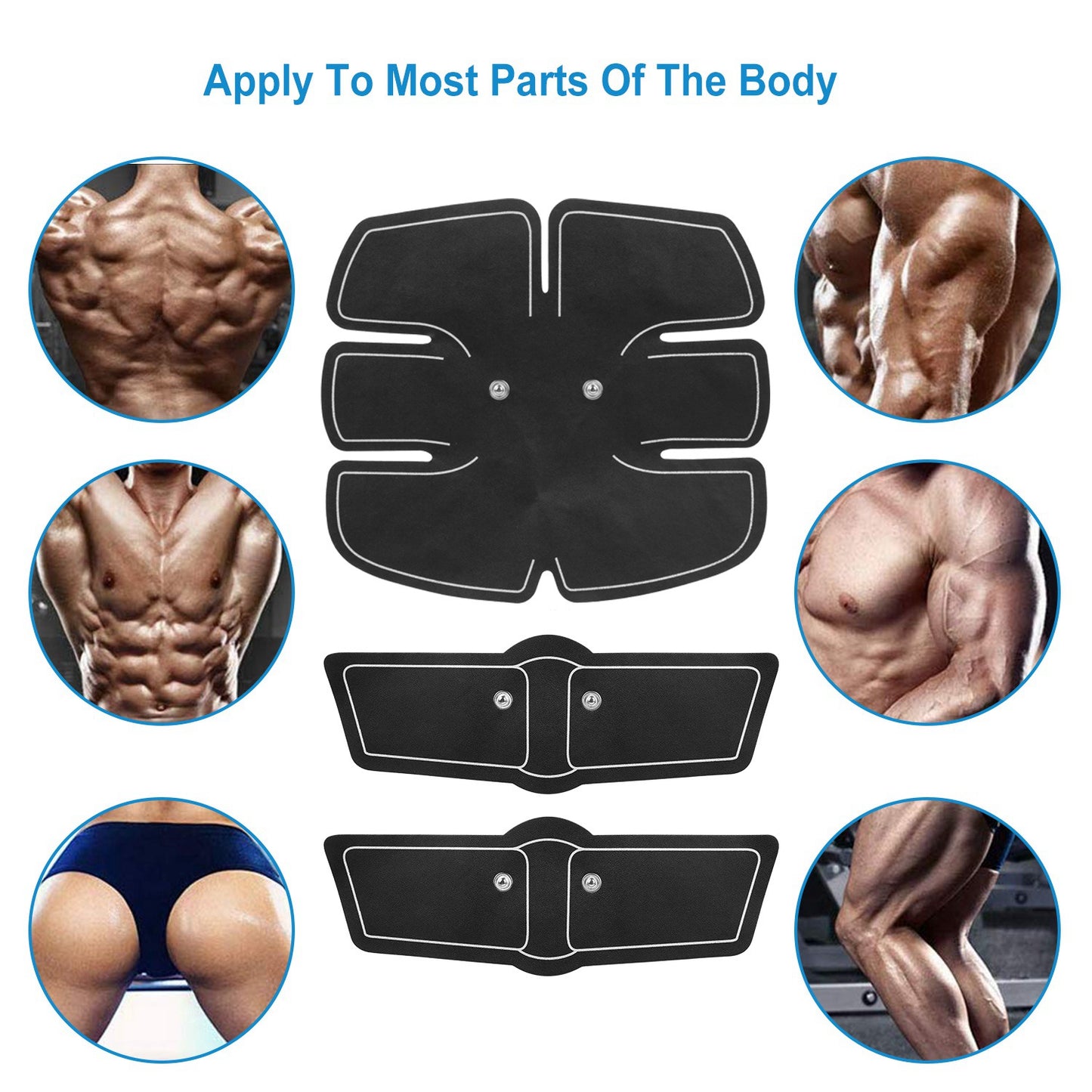Smart Abs Stimulator Abdominal Muscle Toning Belt Trainer EMS Training