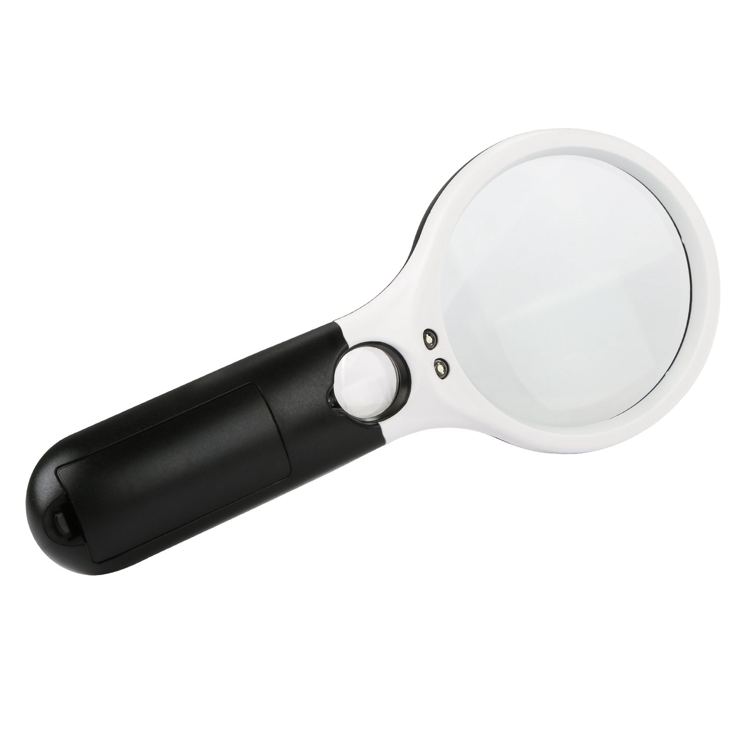 LED Illuminated Magnifying Glass 45X 3X Handheld Magnifie