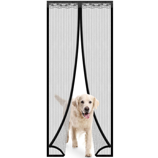 Magnetic Mesh Curtain Hands-free Fly Mesh Door Curtain
