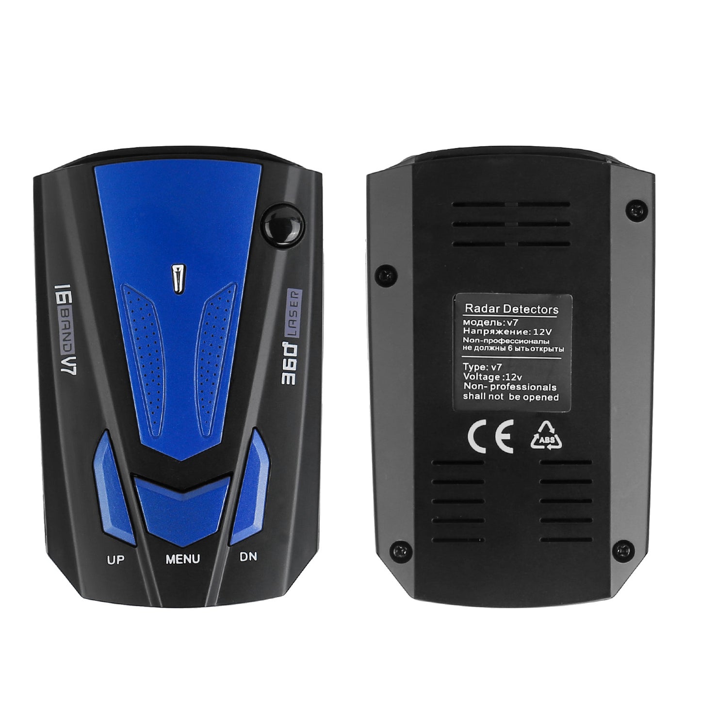 Radar Detector Car 16 Band V7 Speed Safety Voice Alert Car Radar LED Display
