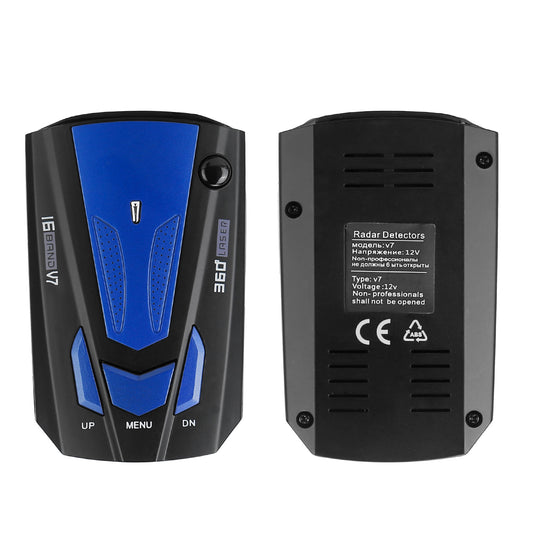 Radar Detector Car 16 Band V7 Speed Safety Voice Alert Car Radar LED Display