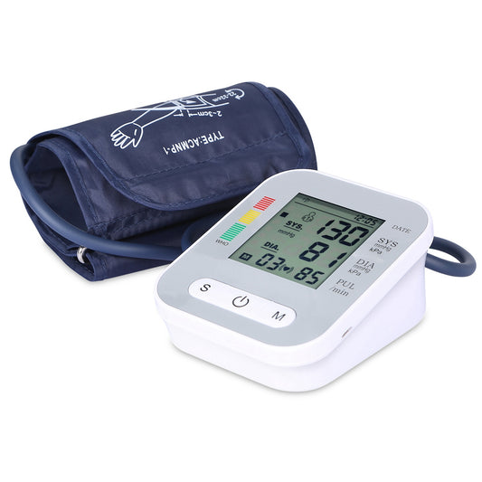 Digital Arm Blood Pressure Monitor LCD Digital Heart Beat BP Gauge Health Test