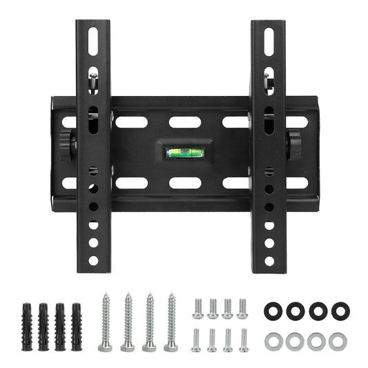 TV Wall Mount TV Wall Holder Bracket Support 15-43 inch Flat TV Max Hole Distance 200x200mm Hold Up To 55lbs±15°Tilt