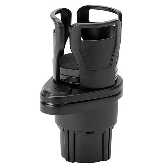 2 In 1 Car Cup Holder Extender Adapter Dual Cup Mount Organizer Holder For Most 20 oz Up To 5.9" Coffee Drinking Bottles