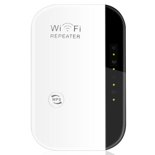 300Mbps WiFi Repeater 32.8ft/10m Wireless Range Extender 2.4GHz WiFi Signal