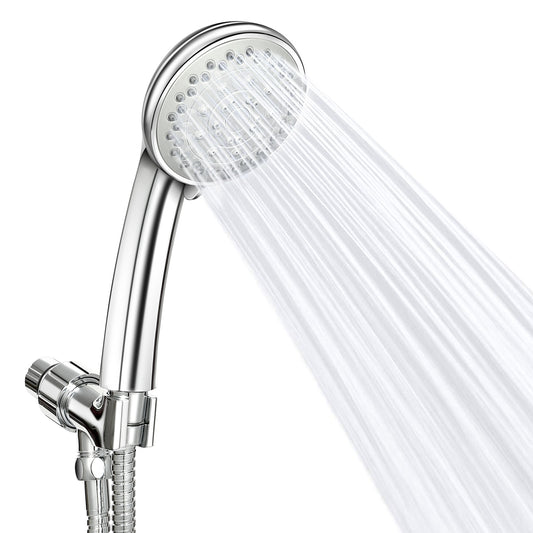 Handheld Shower Head Stainless High Pressure 5 Spray Settings Massage Spa Showerhead