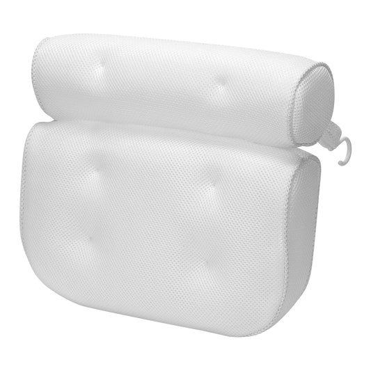 Bathtub Pillow Suction Cup Bath Pillow Air Mesh Breathable Spa Bath Pillow