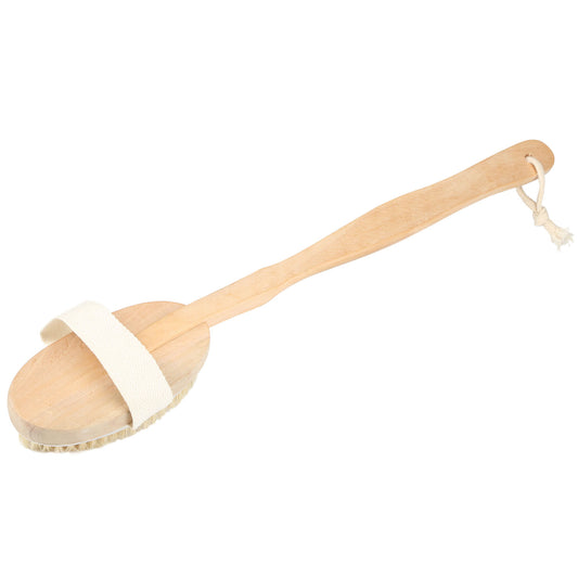 Bath Brush 15in Shower Body Back Scrubber with Long Handle Detachable Brush