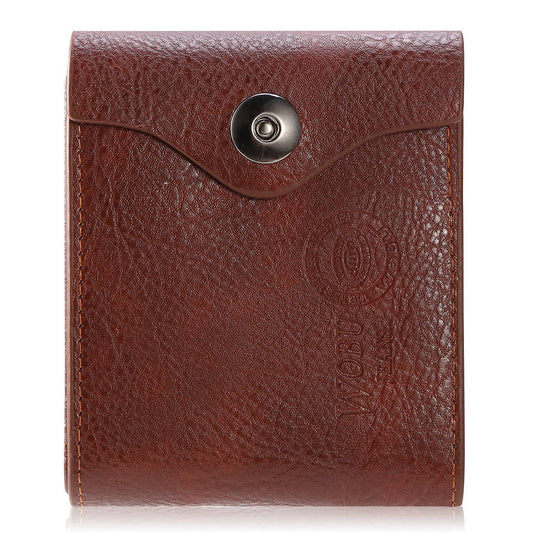 Men Wallet PU Leather Bifold Purse Slim RFID Blocking Card Holder Cases