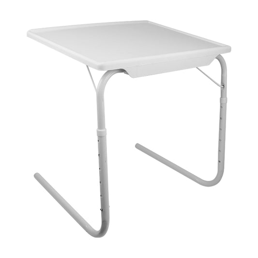 Foldable Tray Table Portable Sofa TV Tray 6 Heights 3 Angles Laptop Desk
