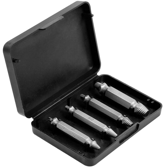 4Pcs Damaged Screw Extractor Kit Stripped Screw Extractor Set